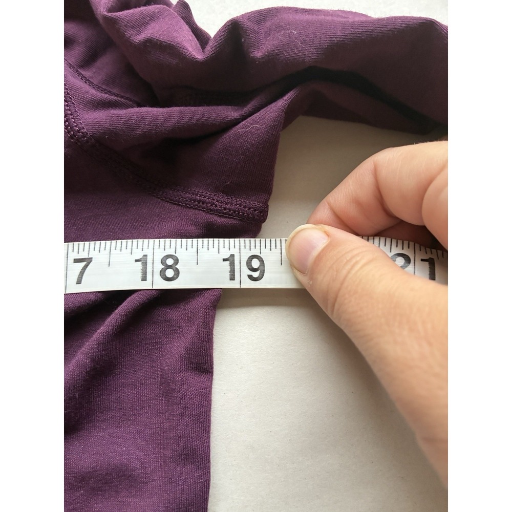 Paradox Merino Wool Blend Baselayer Pullover Top Women's Large Burgundy Outdoor - Picture 6 of 8